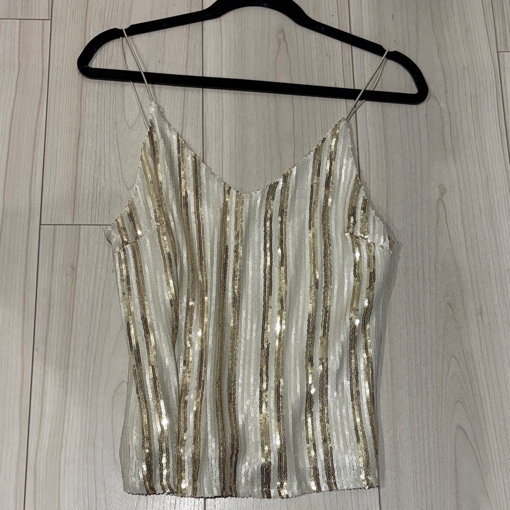 Goldie Metallic Striped Camisole